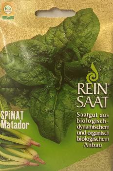 Spinat Matador - Saatgut - Samen Bio Austria - aus biologischem Anbau - Reinsaat